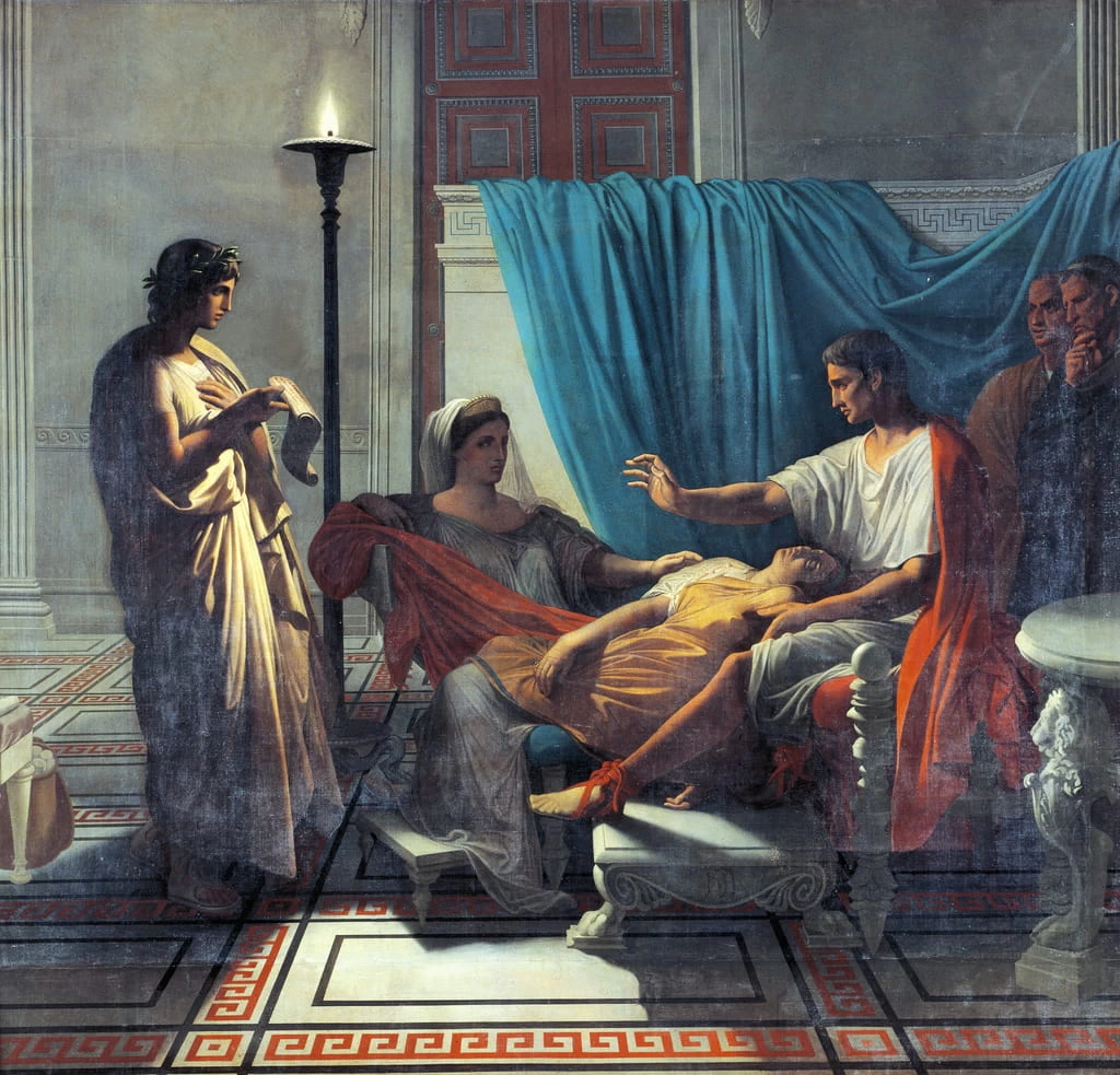 Virgilio che legge l'Eneide ad Augusto, Ottavia e Livia - Toulouse Musee des Augustins